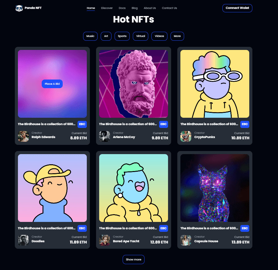 Panda NFT thumbnail 2